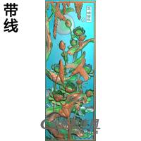 荷花精雕图（HHY-258)