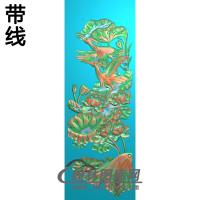 荷花精雕图（HHY-303)