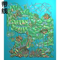 荷花精雕图（HHY-310)