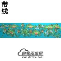 荷花精雕图（HHY-317)