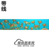 荷花精雕图（HHY-330)