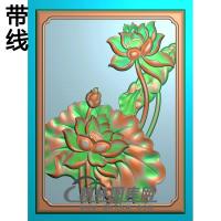 荷花精雕图（HHY-359)