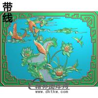 荷花精雕图（HHY-403)