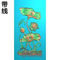 荷花精雕图（HHY-450)