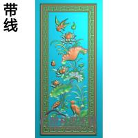 荷花精雕图（HHY-457)