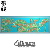 荷花精雕图（HHY-470)