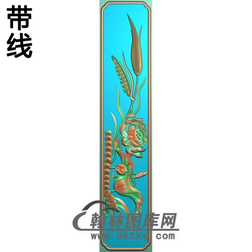 荷花精雕图（HHY-486)