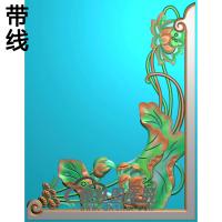 荷花精雕图（HHY-488)