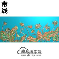 荷花精雕图（HHY-502)
