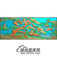 松鹤精雕图（SH-016)