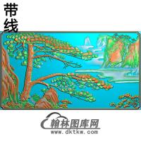 松鹤精雕图（SH-022)