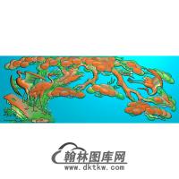 松鹤精雕图（SH-024)