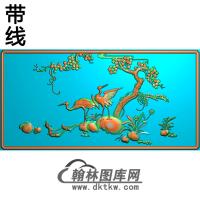 松鹤精雕图（SH-059)