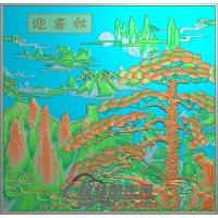 松鹤精雕图（SH-075)