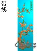 松鹤精雕图（SH-095)