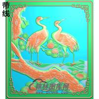 松鹤精雕图（SH-103)