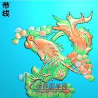 松鹤精雕图（SH-125)