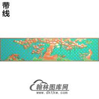 松鹤精雕图（SH-130)