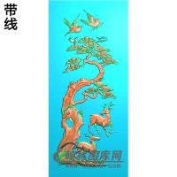 松鹤精雕图（SH-183)