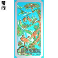 松鹤精雕图（SH-191)