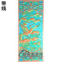 松鹤精雕图（SH-208)