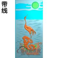 松鹤精雕图（SH-210)