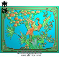 松鹤精雕图（SH-211)