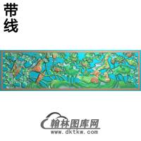 荷花精雕图（HHY-511)