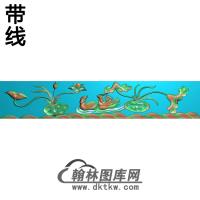 荷花精雕图（HHY-513)