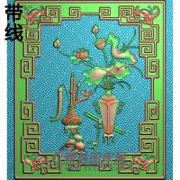 荷花精雕图（HHY-520)