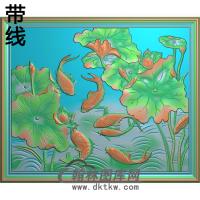荷花精雕图（HHY-526）