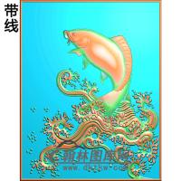 荷花精雕图（HHY-568）