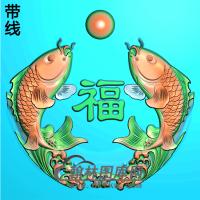 荷花精雕图（HHY-574）