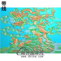 荷花精雕图（HHY-577）