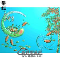 荷花精雕图（HHY-584）