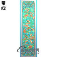 荷花精雕图（HHY-588）