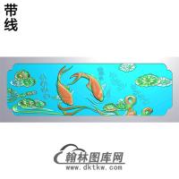 荷花精雕图（HHY-624）