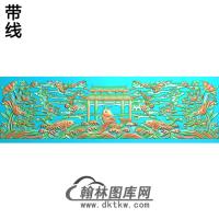 荷花精雕图（HHY-627）