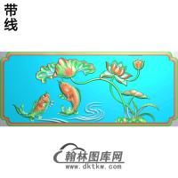 荷花精雕图（HHY-628）