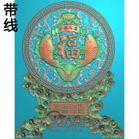 荷花精雕图（HHY-680）