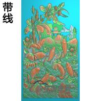 荷花精雕图（HHY-686）