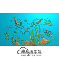 荷花精雕图（HHY-690）