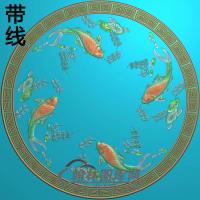 荷花精雕图（HHY-692）