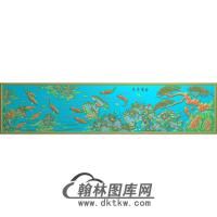 荷花精雕图（HHY-710）
