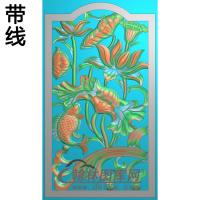 荷花精雕图（HHY-730）