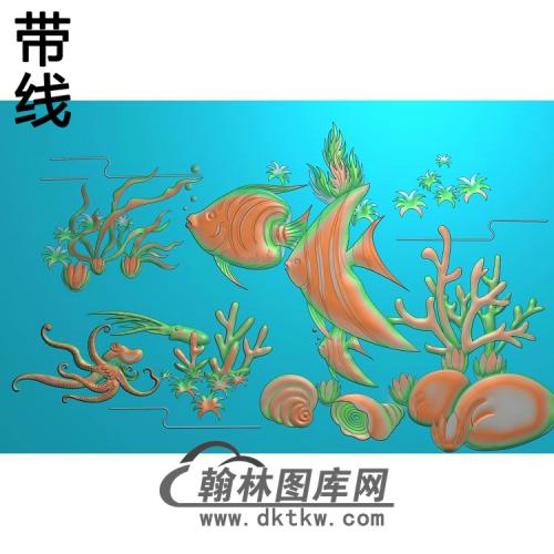 荷花精雕图（HHY-758）