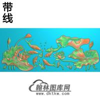 荷花精雕图（HHY-771）