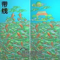 荷花精雕图（HHY-772）
