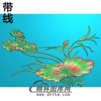 荷花精雕图（HHY-777）