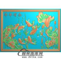 荷花精雕图（HHY-788）